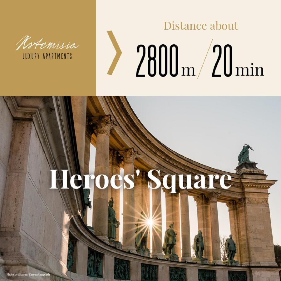 Artemisia Luxury Apartments Balcony 布达佩斯 外观 照片